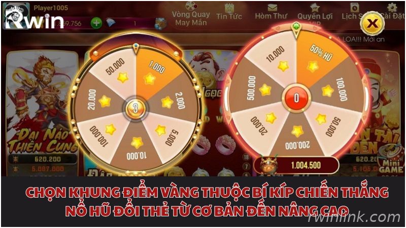 Chọn thời điểm chơi nổ hũ đổi thẻ Rwin hợp lý
