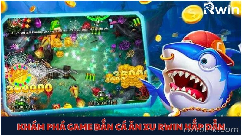 Thế giới đại dương trong game bắn cá ăn xu Rwin
