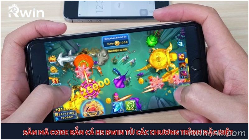 Sự kiện phát code bắn cá H5 Rwin miễn phí